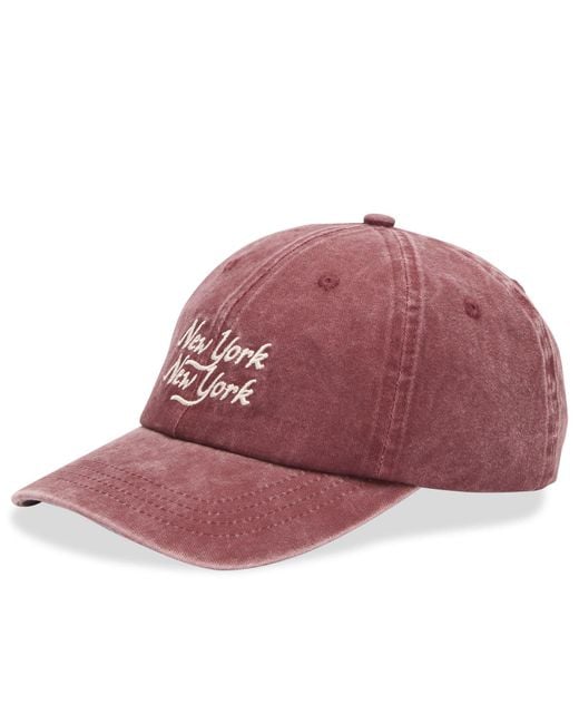 Corridor NYC Purple Script New York New York Cap for men