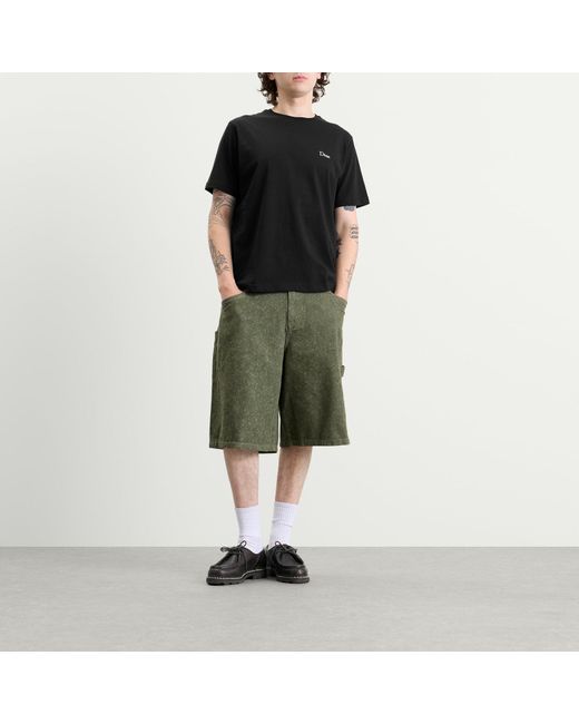 Dime Black Classic Small Logo T-Shirt for men