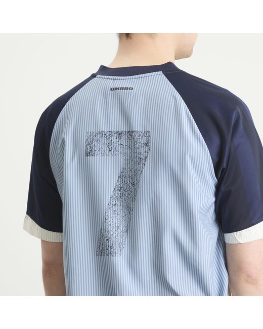Umbro Blue Panelled Raglan Shirt for men