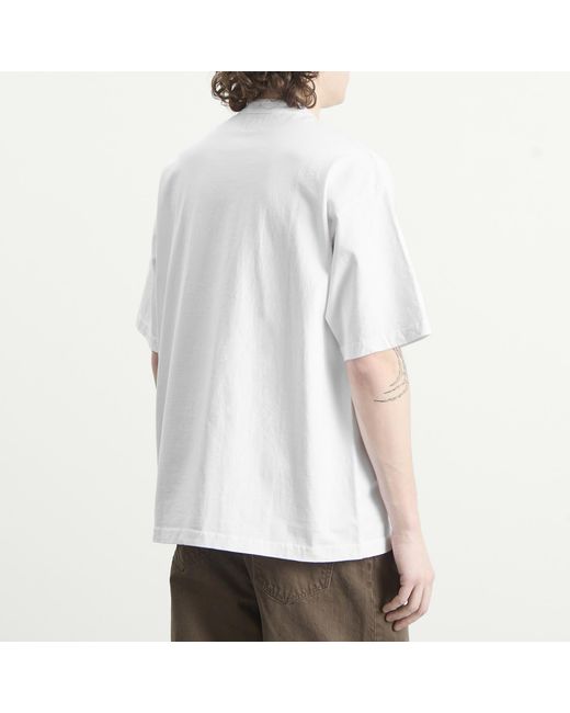Unlikely Dry Goods White Team T-Shirt for men