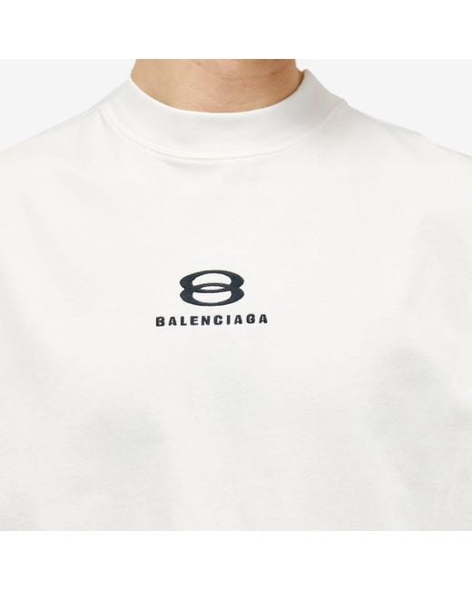 Balenciaga White Deconstructed T-Shirt for men