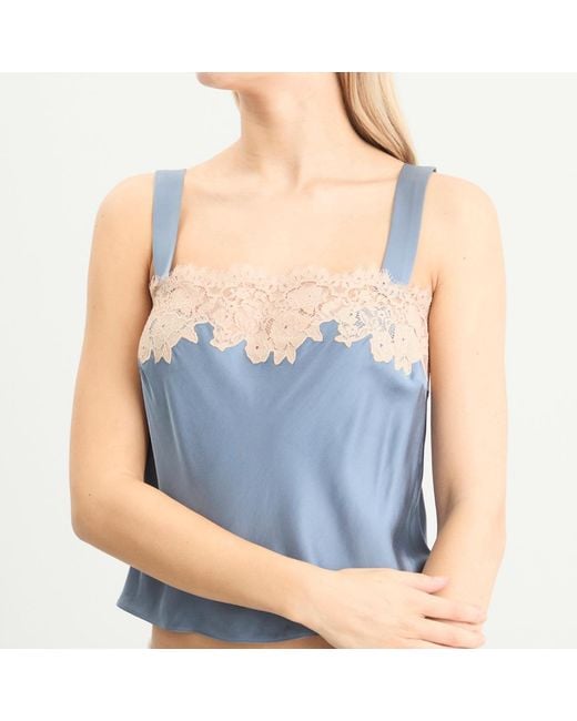 Rixo Blue Vyonne Top