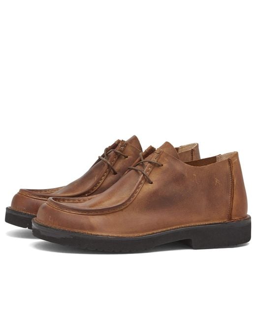 Astorflex Brown Beenflex Leather Shoe for men