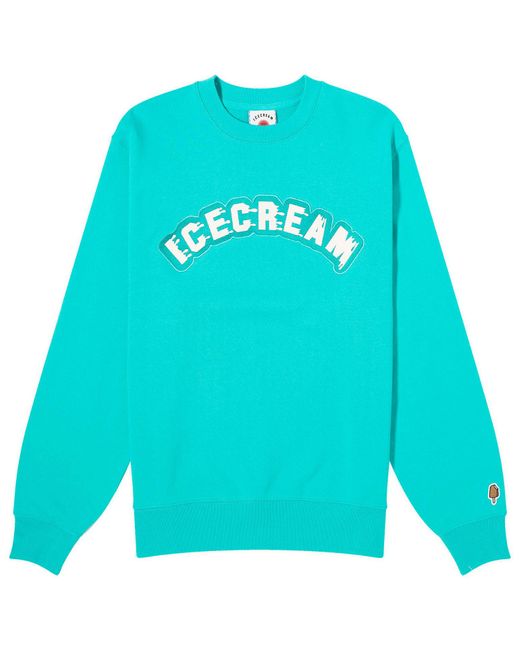ICECREAM Blue Drippy Sweatshirt for men
