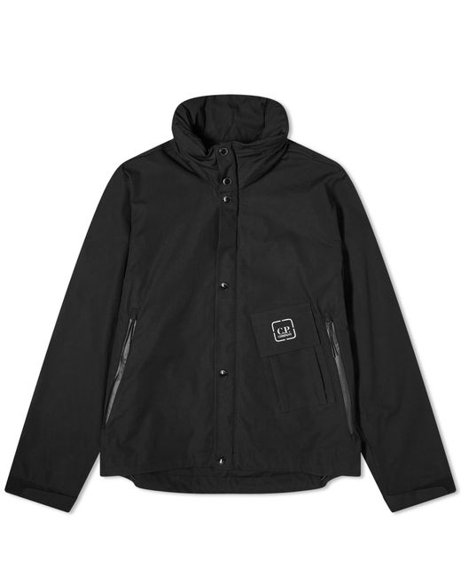 C P Company Black Metropolis Hyst Stand Collar Jacket for men