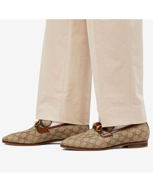 Gucci Brown Paride Monogram Loafer for men
