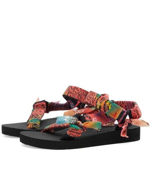 ARIZONA LOVE Red Multicolour Trekky Sandals