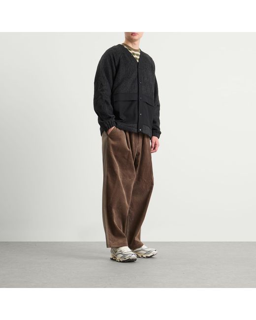 Merely Made Black Berkut Cardigan for men