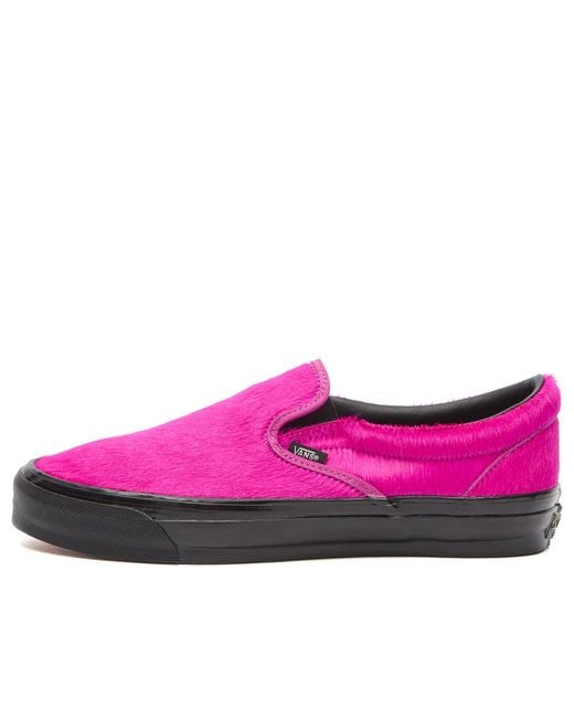 Vans Pink Lx Classic Slip-On 98 Sneaker for men