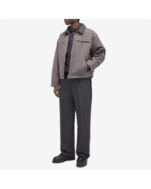 FRIZMWORKS Gray Heavy Canvas Work Jacket for men