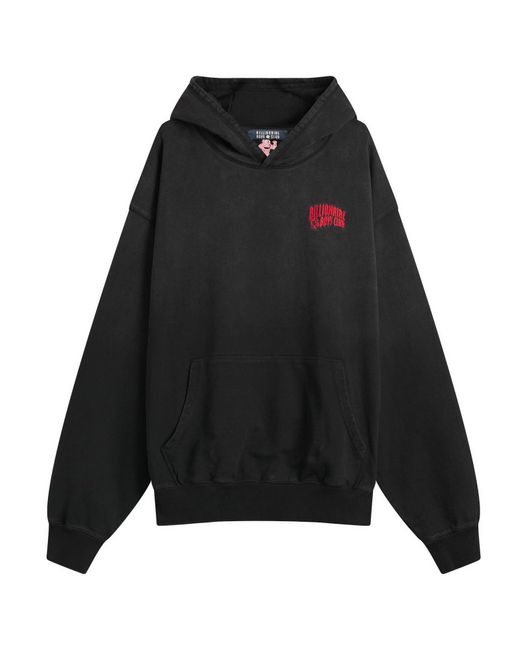 BBCICECREAM Black Small Arch Logo Oversized Hoodie for men