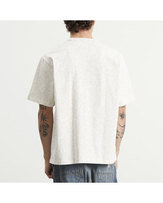 A Bathing Ape Blue Washed Cloud Camo T-Shirt for men