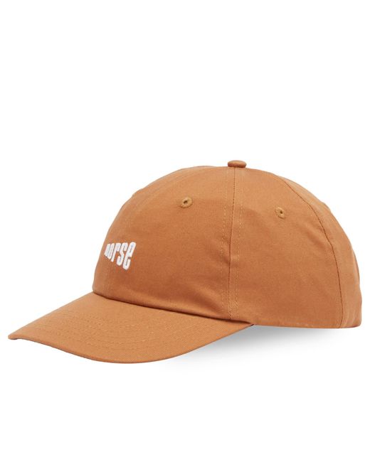 Norse Projects Brown Norse Twill Cap for men