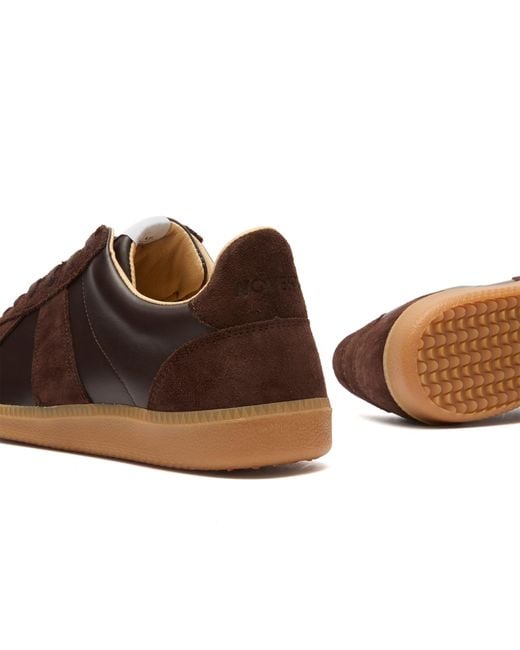 Novesta Brown Gat Leather Sneakers for men
