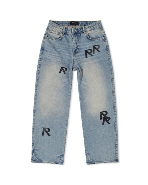 Represent Blue Initial baggy Denim for men