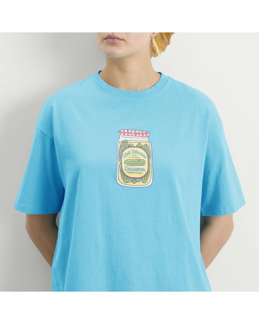 Damson Madder Blue Snack Plate Graphic Tee