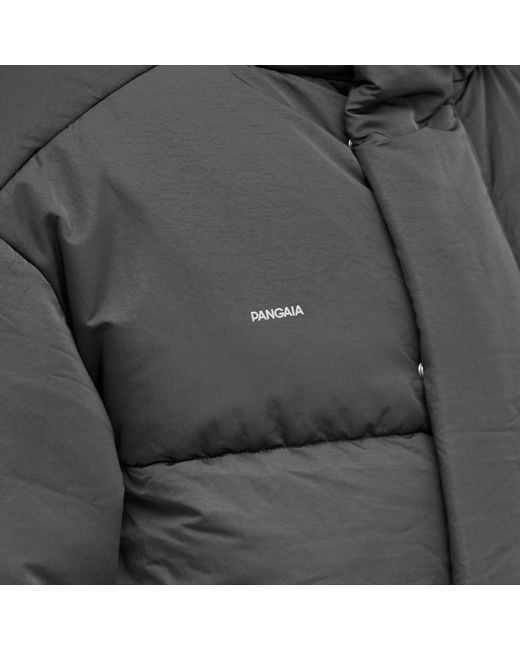 PANGAIA Gray Flwrdwn Recycled Nylon Short Puffer Jacket for men