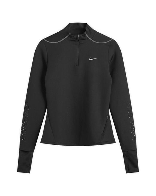 Nike Black Nike Reflective Half Zip