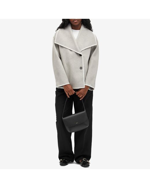 4th & Reckless Gray Darin Wool Coat