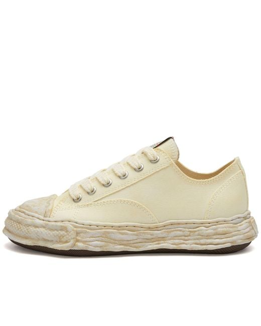 Maison Mihara Yasuhiro White Peterson Original Sole Low Dyed Canva Sneakers for men