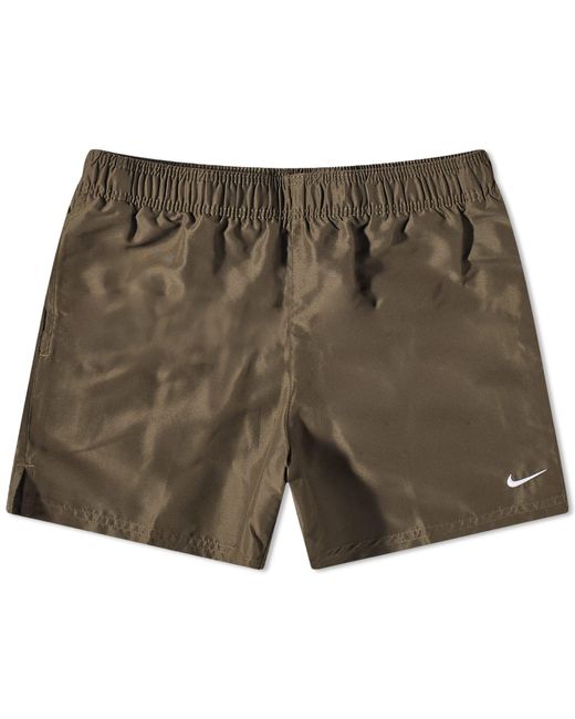 Nike Green Swim Essential 5" Volley Shorts for men