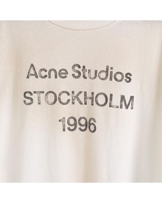 Acne White Exford 1996 T-Shirt