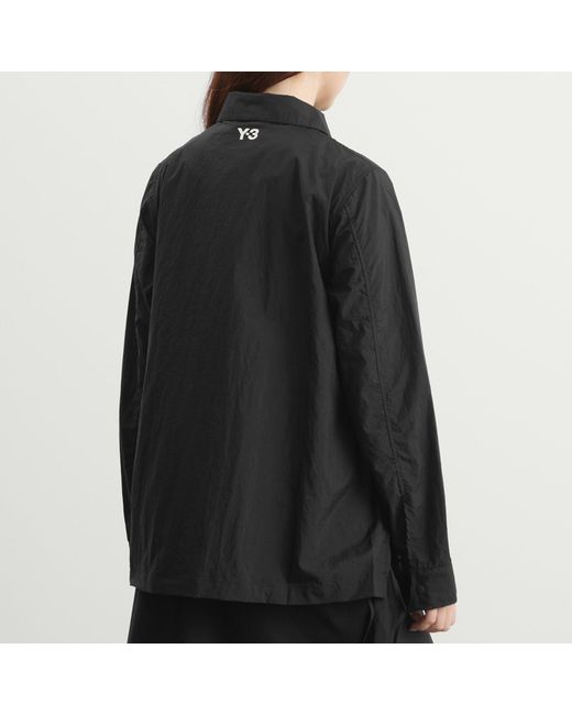Y-3 Black 3-Stripe Shirt