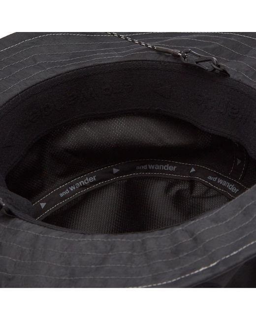 And Wander Black End. X 3L Print Hat