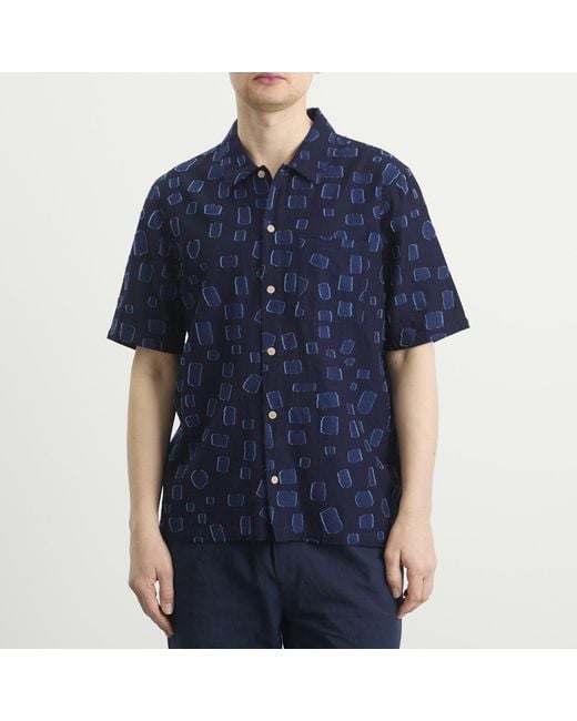 Folk Blue Gabe Shirt for men