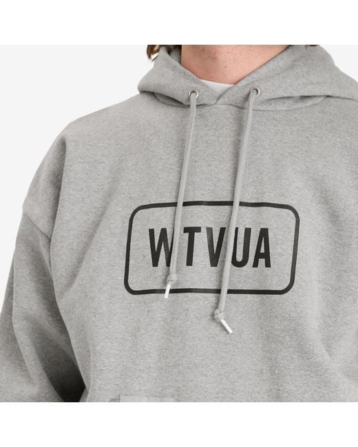 WTAPS Wtvua Hoodie in Gray for Men | Lyst