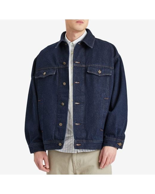 A.P.C. Blue Elvis Denim Jacket for men