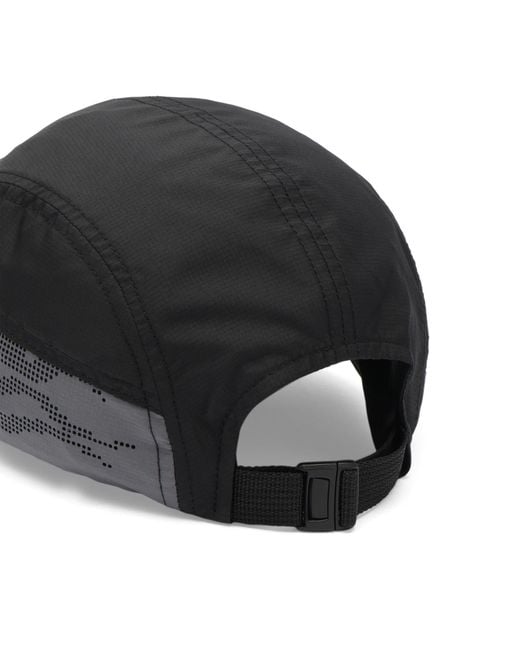 Dime Black Perforated Tech Cap for men