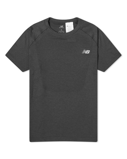 New Balance Black Nb Athletics Seamless T-Shirt for men