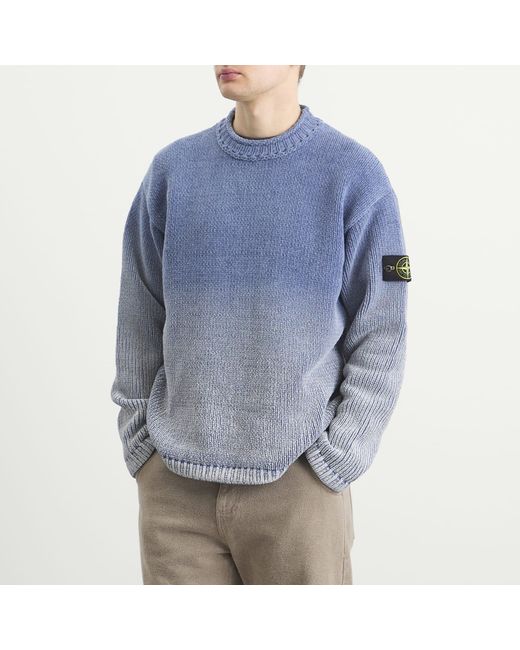 トップス 1998AW STONE  CHENILLE KNIT JUMPER Stone Island Degrade Chenille Knit Jumper in Blue for Men | Lyst