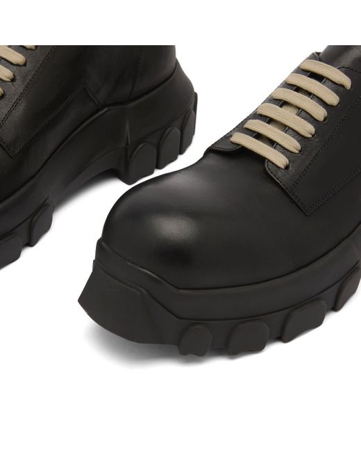 Rick Owens Black Hollywood Bozo Tractor Shoes for men