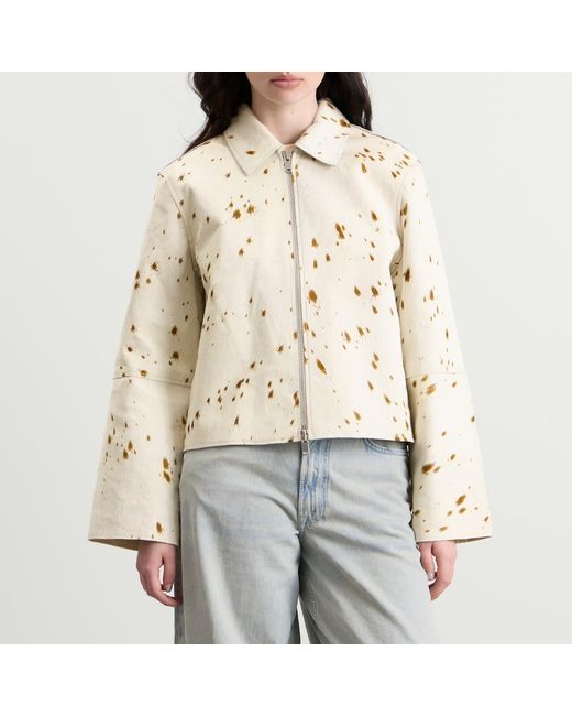 Samsøe & Samsøe Natural Salylo Leather Jacket