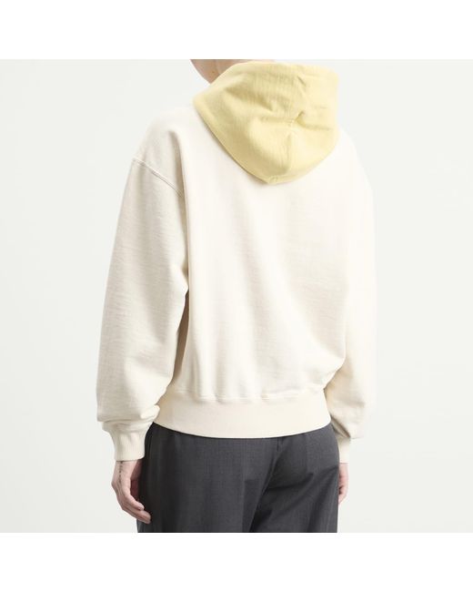 Auralee White Bd Sweat Parka