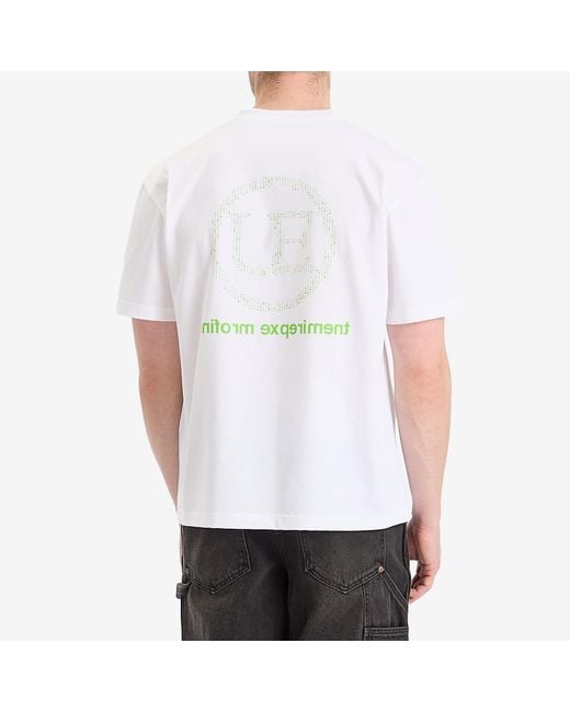 Uniform Experiment White Code Logo T-Shirt for men