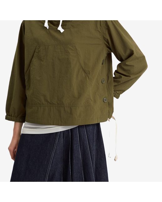 Beams Boy Green Side String Anorak