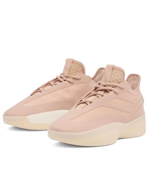 Adidas x FOG Pink Adidas X Fear Of God Athletics Low Sneaker for men