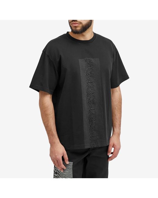 Pleasures Black Waves T-Shirt for men