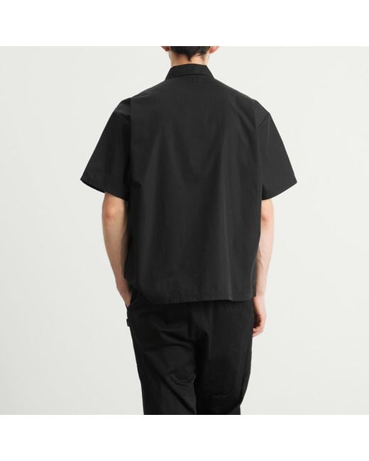 Neighborhood Black Classic Short Sleeve Work Shirt for men