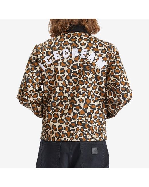 ICECREAM Black Work Jacket for men