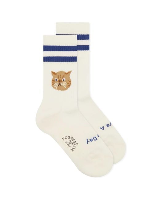 Rostersox Blue Cat Socks