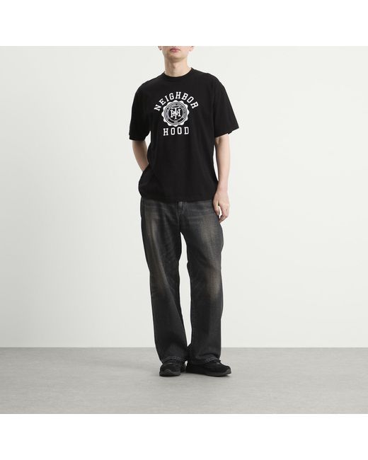 Neighborhood Black Ss-4 T-Shirt for men