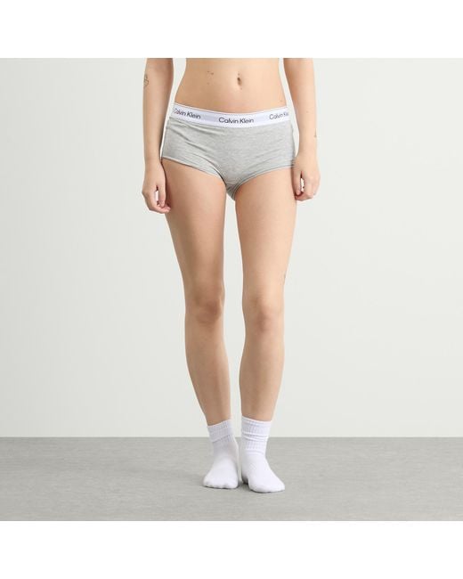 Calvin Klein Gray Icon Boy Short