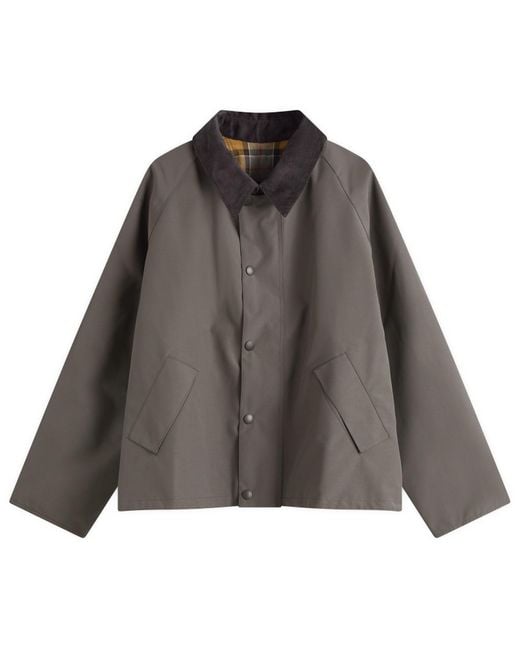 Barbour Gray Os Reversible Transporter Jacket for men