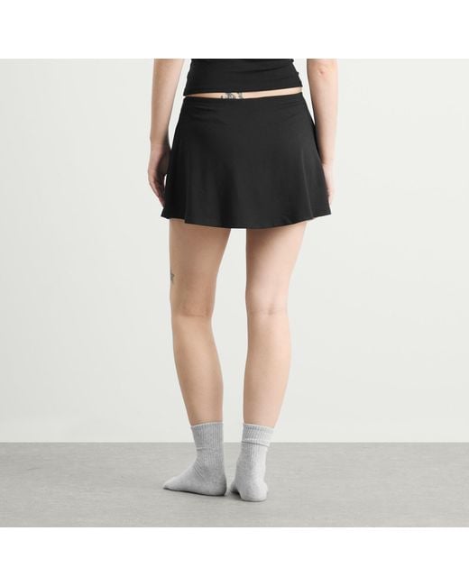 Skims Black Smooth Lounge Mini Skort
