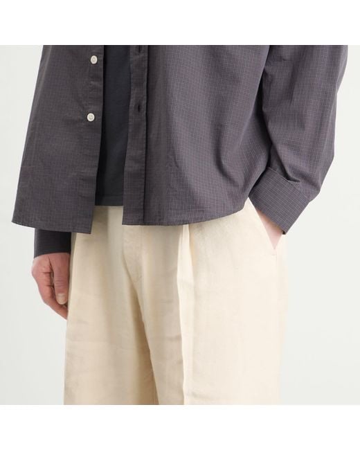 NN07 Natural Kay Linen Blend Trousers for men