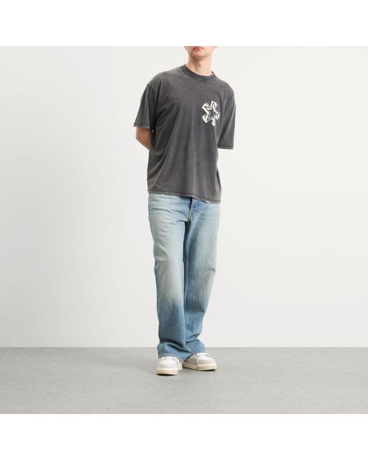 Represent Gray Initial Star T-Shirt for men
